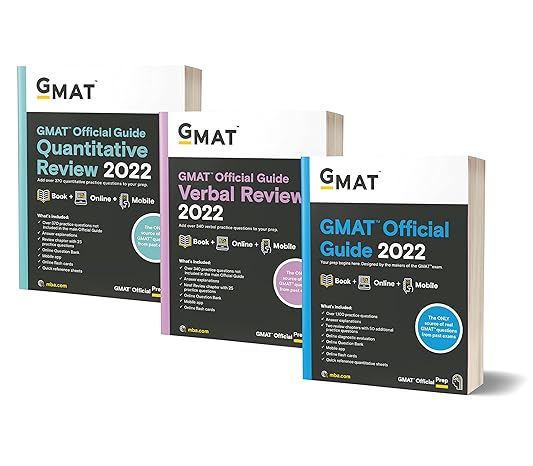 gmat official guide 2022 bundle books + online question bank 6th edition gmac 1119794013, 978-1119794011