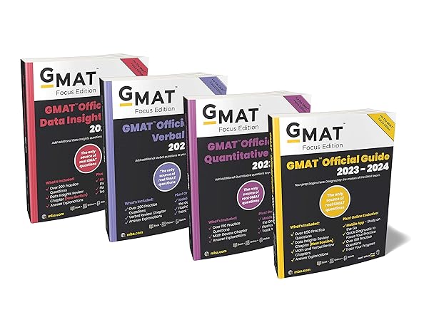 gmat official guide 2023 2024 bundle focus edition includes gmat official guide gmat quantitative review gmat