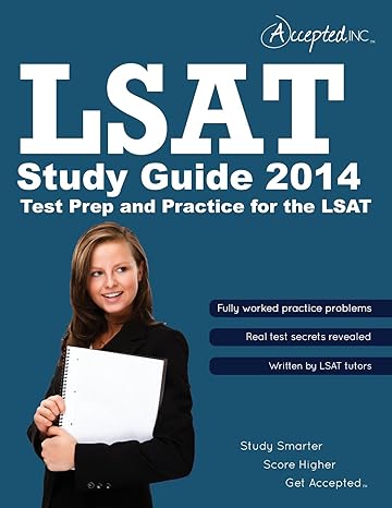 lsat study guide 2014 test prep and practice for the lsat 1st edition inc. accepted 098981887x, 978-0989818872