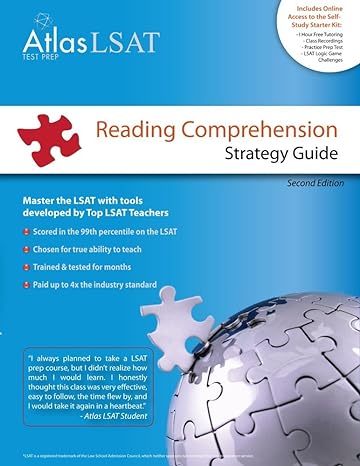 atlas lsat reading comprehension strategy guide 2nd edition atlas lsat prep 0984054928, 978-0984054923