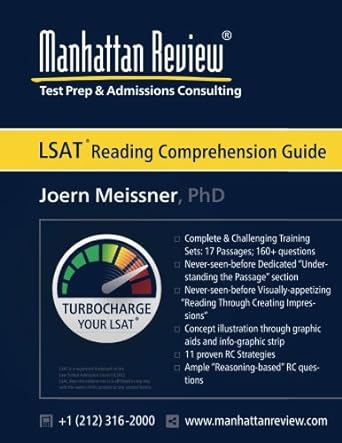 manhattan review lsat reading comprehension guide turbocharge your lsat 1st edition joern meissner ,manhattan