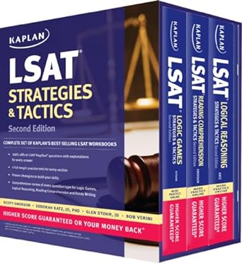 kaplan lsat strategies and tactics boxed set 2nd edition kaplan 1609786866, 978-1609786861