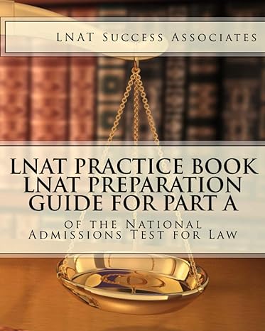 lnat practice book lnat preparation guide for part a of the national admissions test for law 1st edition lnat