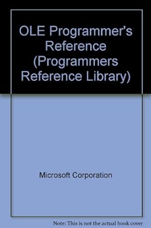 object linking and embedding programmer s reference library 1st edition microsoft corporation 1556155395,
