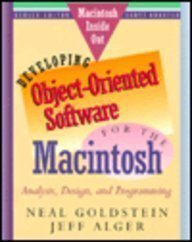 developing object oriented software for the macintosh analysis design and programming 1st edition neil