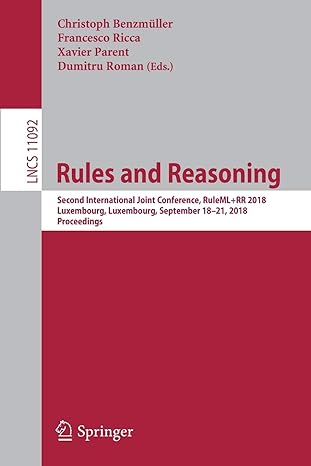 rules and reasoning second international joint conference ruleml+rr 2018 luxembourg luxembourg september 18