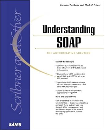 understanding soap the authoritative solution 1st edition mark stiver 0672319225, 978-0672319228