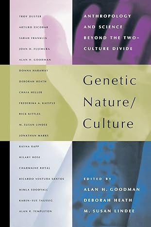 genetic nature/culture 1st edition alan h. goodman 0520237935, 978-0520237933