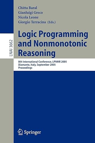 logic programming and nonmonotonic reasoning 8th international conference lpnmr 2005 diamante italy september