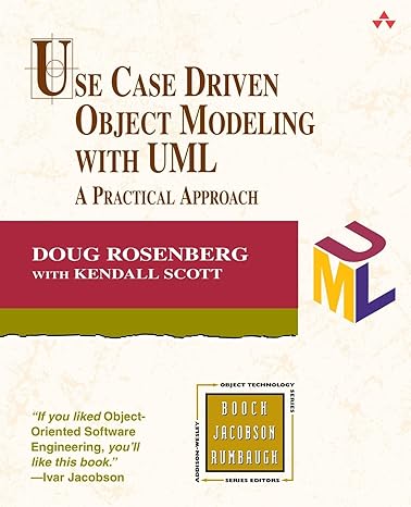 use case driven object modeling with uml a practical approach 1st edition doug rosenberg ,kendall scott