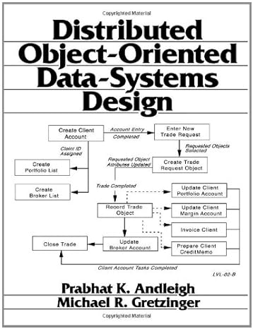 distributed object oriented data systems design facsimile edition prabhat k. andleigh 0131749137,