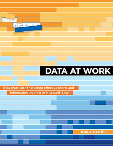 data at work best practices for creating effective charts and information graphics in microsoft excel 1st