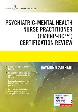 the psychiatric mental health nurse practitioner certification review manual mental health book uses outline