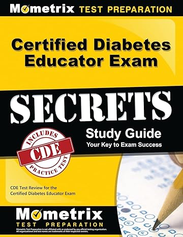 certified diabetes educator exam secrets study guide cde test review for the certified diabetes educator exam