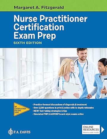 nurse practitioner certification exam prep 6th edition margaret a. fitzgerald 080367712x, 978-0803677128