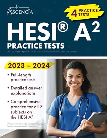 hesi a2 practice tests 2023 2024 900+ questions for the hesi admission assessment exam 1st edition e. m.