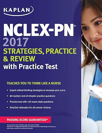 nclex pn 2017 strategies practice and review with practice test 1st edition kaplan nursing 1506208495,