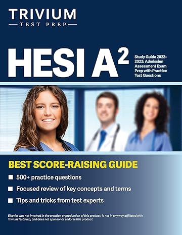 hesi a2 study guide 2022 2023 admission assessment exam prep with practice test questions 1st edition elissa