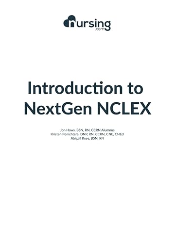 introduction to nextgen nclex a short guide to understanding the next generation nclex 1st edition jon haws,