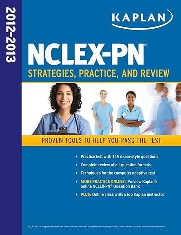 kaplan nclex pn 2012 2013 strategies practice and review 7th edition kaplan 1609785665, 978-1609785666