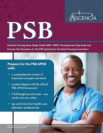 psb practical nursing exam study guide 2019 2020 nursing exam prep book and practice test questions for the