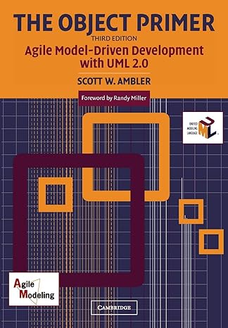 the object primer agile model driven development with uml 2 0 3rd edition scott w. ambler 0521540186,