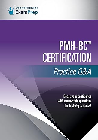 pmh bc certification practice qanda 1st edition springer publishing company 0826146120, 978-0826146120