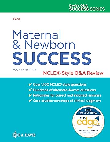 maternal and newborn success nclex style qanda review 4th edition nancy irland dnp msn cnm 1719643067,