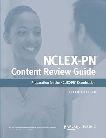 nclex pn content review guide 5th edition kaplan nursing 1506214568, 978-1506214566