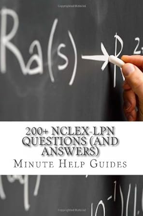 200+ nclex lpn questions 1st edition minute help guides 1467906980, 978-1467906982