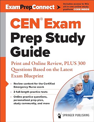cen exam prep study guide print and online review plus 300 questions based on the latest exam blueprint 1st