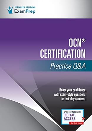 ocn certification practice qanda 1st edition springer publishing company 0826179088, 978-0826179081