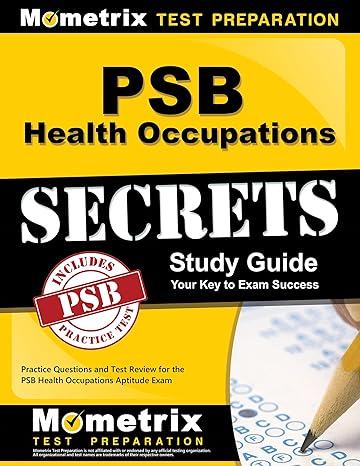 psb health occupations secrets study guide practice questions and test review for the psb health occupations