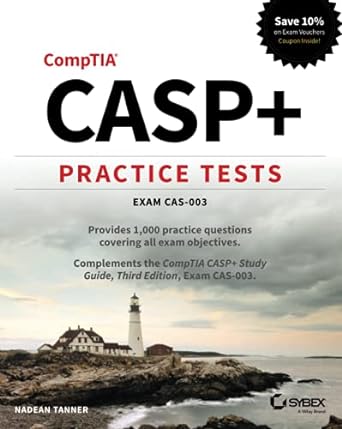 casp+ practice tests 1st edition nadean tanner 1119683726, 978-1119683728