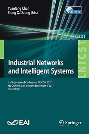 industrial networks and intelligent systems 3rd international conference iniscom 2017 ho chi minh city