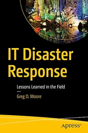 it disaster response lessons learned in the field 1st edition greg d d moore 1484221834, 978-1484221839