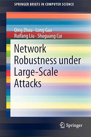 network robustness under large scale attacks 2013 edition qing zhou ,long gao ,ruifang liu ,shuguang cui