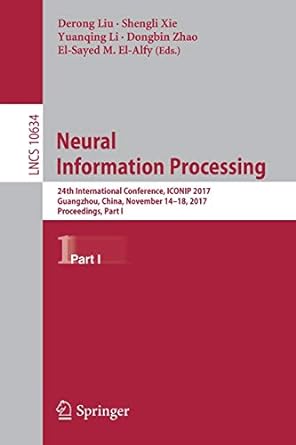 neural information processing 2 international conference iconip 2017 guangzhou china november 14 18 2017