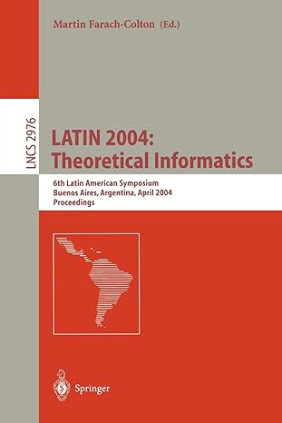 latin 2004 theoretical informatics 2004 edition martin farach-colton 3540212582, 978-3540212584
