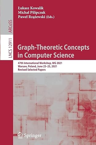 graph theoretic concepts in computer science 47th international workshop wg 2021 warsaw poland june 23 25