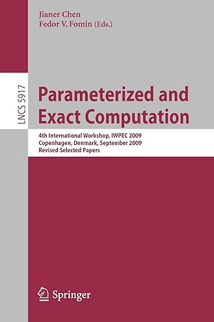 parameterized and exact computation  international workshop iwpec 2009 copenhagen denmark september 10 11