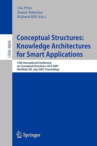 conceptual structures knowledge architectures for smart applications 15th international conference on