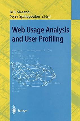 web usage analysis and user profiling international webkdd 99 workshop san diego ca usa august 15 1999