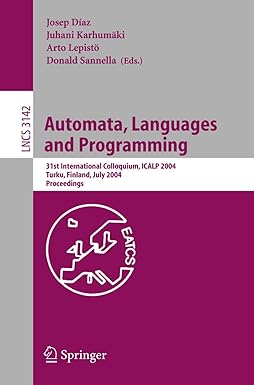 automata languages and programming 31st international colloquium icalp 2004 turku finland july 12  2004