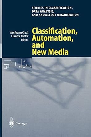 classification automation and new media proceedings of the 2 annual conference of the gesellschaft f r