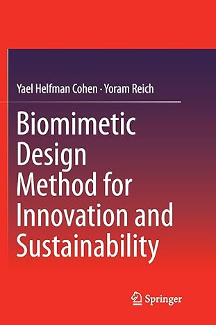 biomimetic design method for innovation and sustainability 1st edition yael helfman cohen, yoram reich