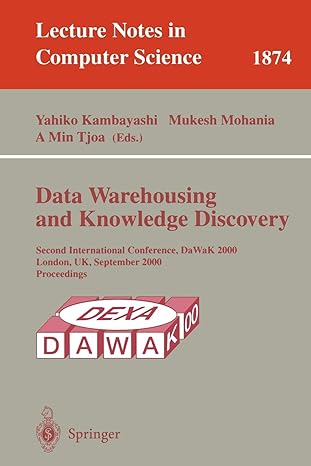 data warehousing and knowledge discovery second international conference dawak 2000 london uk september 4 6