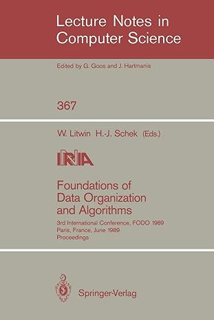 foundations of data organization and algorithms 3rd international conference fodo 1989 paris france june 21