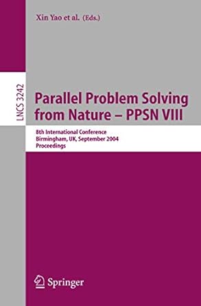 parallel problem solving from nature ppsn viii 8th international conference birmingham uk september 18 22