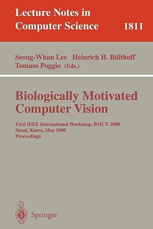 biologically motivated computer vision first ieee international workshop bmcv 2000 seoul korea may 15 17 2000